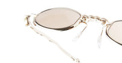 Ottica Mondello Roma - Kuboraum - KRSH81PG0000004P - MASK H81 PG - ROSE GOLD - Metal - shape Oval - rose gold - EYEWEAR - SUNGLASSES - Unisex,Uomo,Donna,Women,Men - lens light brown - Made In Italy