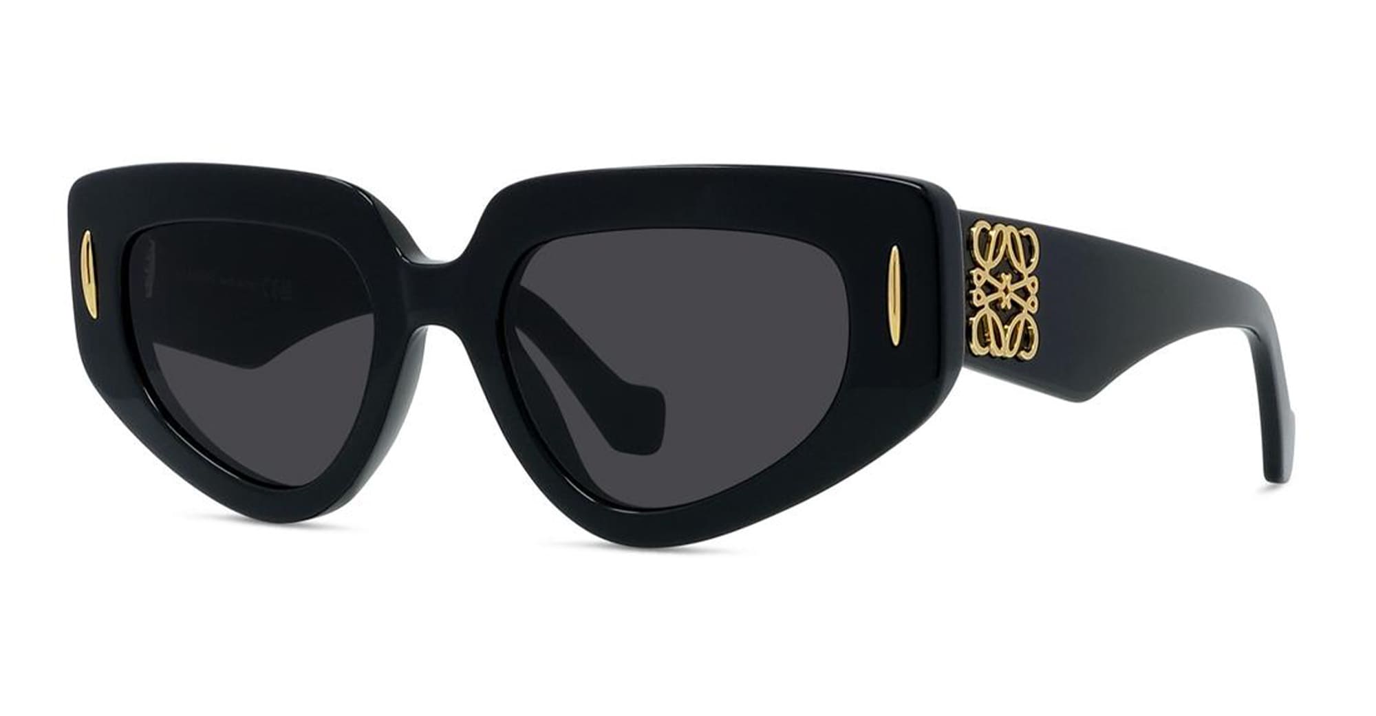 Ottica Mondello Roma - Loewe - LW40160I5101A - ANAGRAM LW40160I - BLACK - Acetate - shape  - Black - EYEWEAR - SUNGLASSES - Donna,Women - lens  - Made In Italy