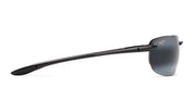 Ottica Mondello Roma - Maui Jim - MJ0407S-001 - HO'OKIPA - GLOSS BLACK / NEUTRAL GREY LENS - nylon - shape Oval - Black - EYEWEAR - SUNGLASSES - Unisex,Uomo,Donna,Women,Men - lens Grey - Made In Japan