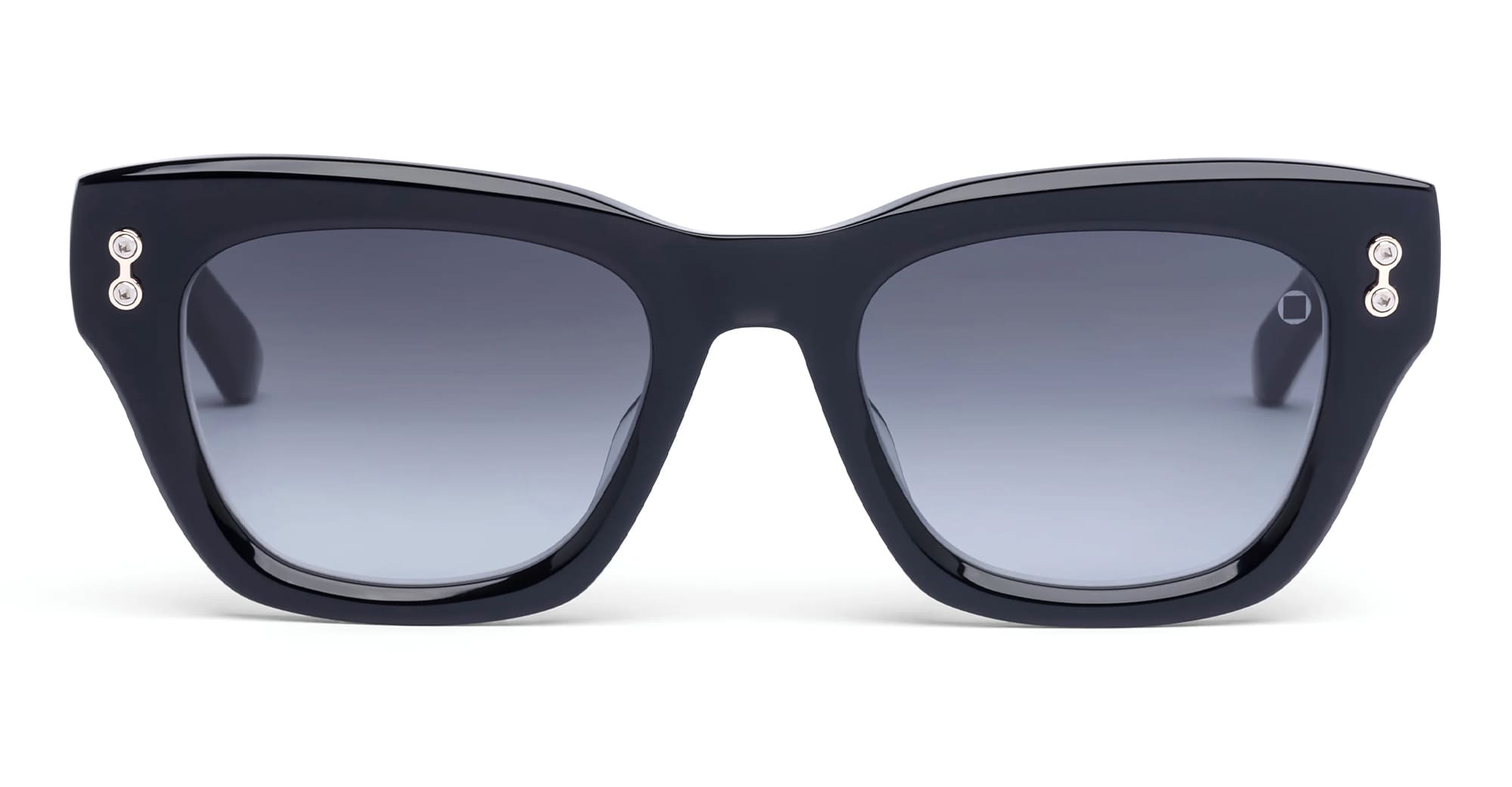 Ottica Mondello Roma - Akoni - AKS-527A-50 - NEBULA - CRYSTAL BLACK / 12K GOLD - Acetate - shape  - Black, gold - EYEWEAR - SUNGLASSES - Unisex,Uomo,Donna,Women,Men - lens  - Made In Japan