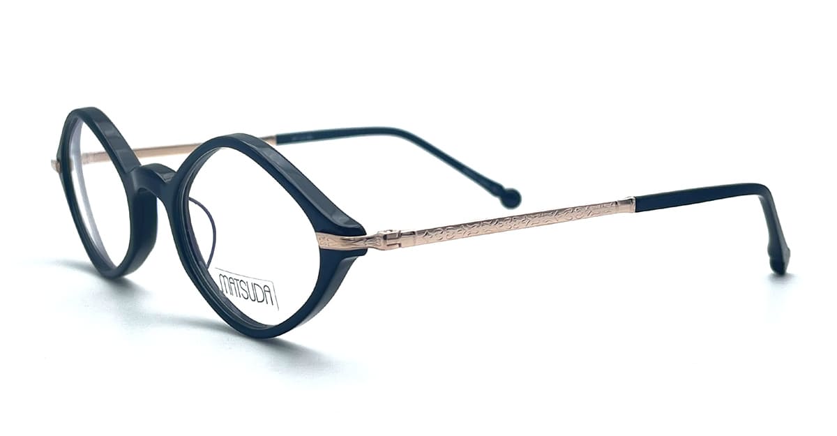  ROSE GOLD RX - Acetate - shape  - navy blue - EYEWEAR - EYEGLASSES - Uomo,Men - lens  - Made In Japan