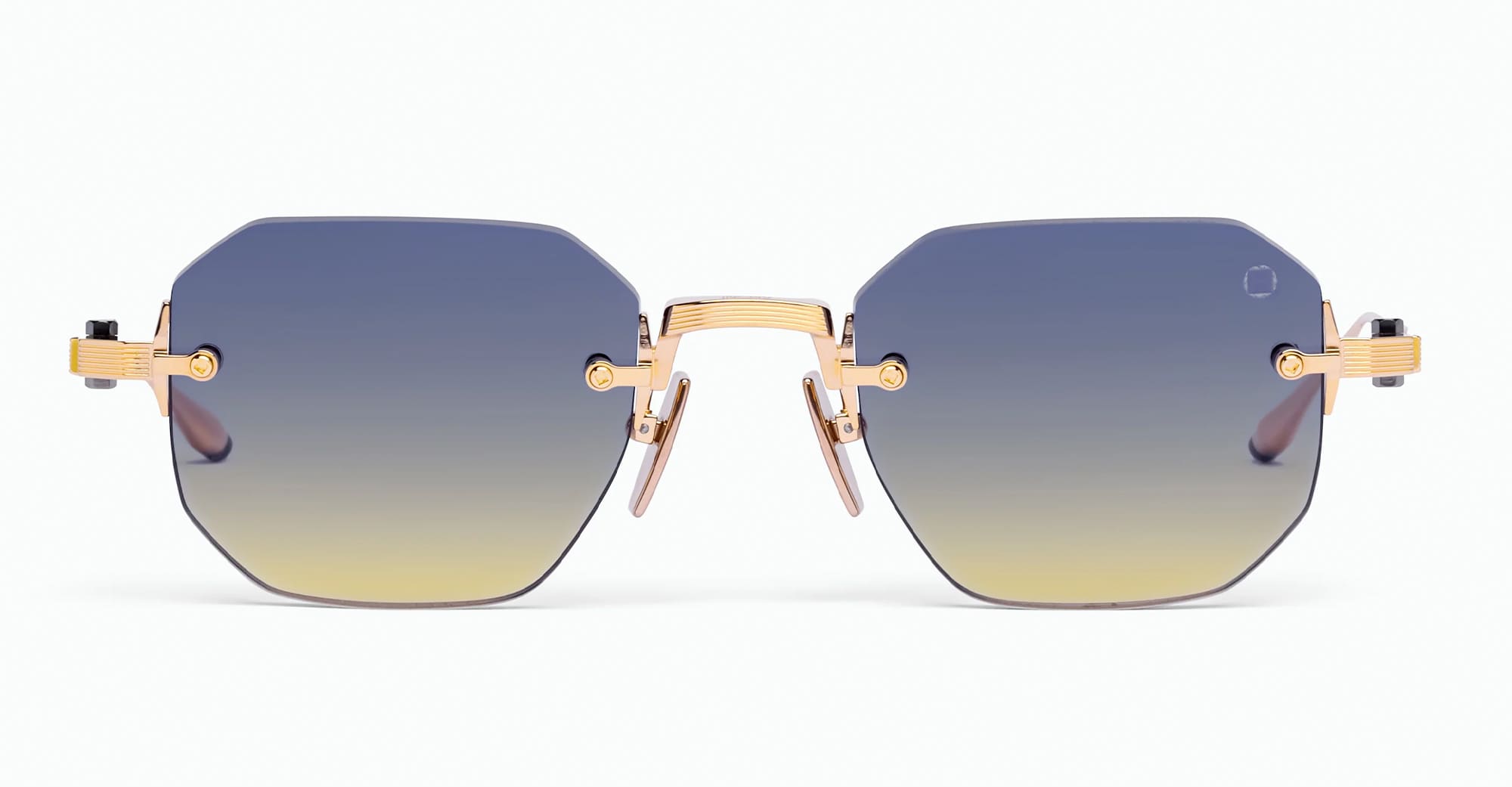 Ottica Mondello Roma - Akoni - AKS-308E-47 - JUNO-ONE - 12K GOLD / BLACK PALLADIUM - Titanium - shape  - gold, black - EYEWEAR - SUNGLASSES - Unisex,Uomo,Donna,Women,Men - lens  - Made In Japan