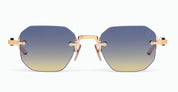 Ottica Mondello Roma - Akoni - AKS-308E-47 - JUNO-ONE - 12K GOLD / BLACK PALLADIUM - Titanium - shape  - gold, black - EYEWEAR - SUNGLASSES - Unisex,Uomo,Donna,Women,Men - lens  - Made In Japan