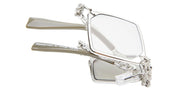 Ottica Mondello Roma - Kuboraum - KRSH80SI0000004G - MASK H80 SI - SILVER - Metal - shape Diamond - Silver - EYEWEAR - SUNGLASSES - Unisex,Uomo,Donna,Women,Men - lens silver - Made In Italy