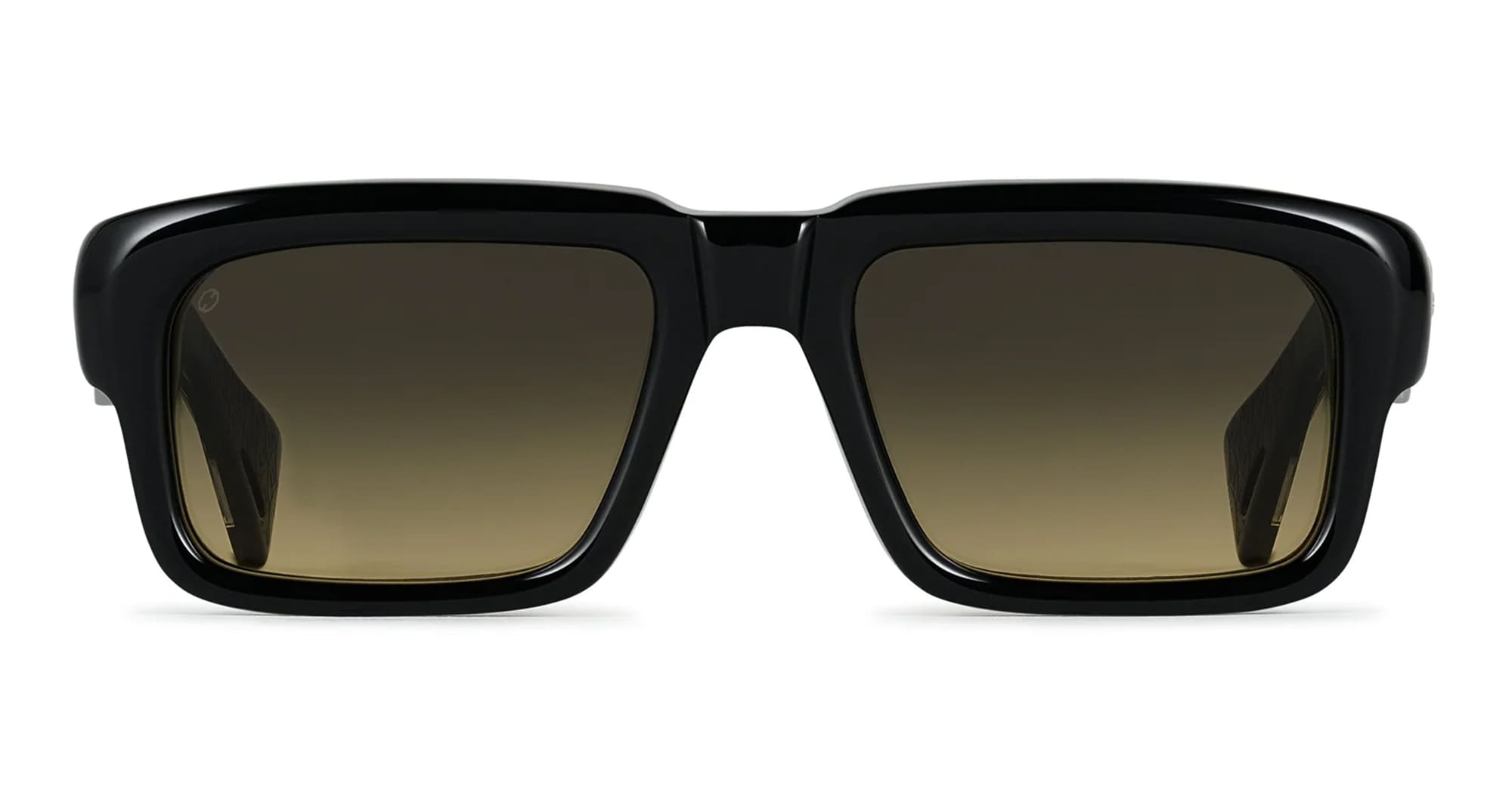 Ottica Mondello Roma - T HENRI - ROAS - ROADRUNNER - SHADOW II - Acetate - shape Rectangular - Black - EYEWEAR - SUNGLASSES - Unisex,Uomo,Donna,Women,Men - lens gradient yellow - Made In Japan