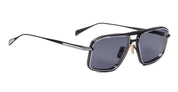 Ottica Mondello Roma - Jacques Marie Mage - JMMER-19J - EARL - CORBEAU - Titanium - shape Navigator - Silver - EYEWEAR - SUNGLASSES - Unisex,Uomo,Donna,Women,Men - lens jet black - Made In Japan