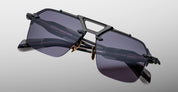 Ottica Mondello Roma - Jacques Marie Mage - JMMSVR-58 - SILVERTON - RAVEN - Acetate, titanium - shape  -  - EYEWEAR - SUNGLASSES - Uomo,Men - lens  - Made In Japan