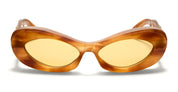 Ottica Mondello Roma - Valentino - VLS-178C-57 - VLS-178C - HAVANA - Acetate - shape  -  - EYEWEAR - SUNGLASSES - Donna,Women - lens  - Made In Japan