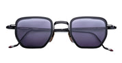 Ottica Mondello Roma - Jacques Marie Mage - JMMTK-19J - ATKINS - CORBEAU - Titanio - Forma squadrata - Nero - OCCHIALI - OCCHIALI DA SOLE - Unisex, Uomo, Donna - Lenti grigie - Prodotto in Giappone