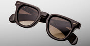 Ottica Mondello Roma - Jacques Marie Mage - JMMVE-B17 - VENDOME EPOXY II - GANACHE - Acetate - shape Panto - brown - EYEWEAR - SUNGLASSES - Unisex,Uomo,Donna,Women,Men - lens Gradient brown - Made In Japan