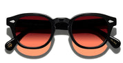 Ottica Mondello Roma - Moscot - OR-LMB2-S46240200-TN - LEMTOSH (46) - BLACK / CUSTOM CABERNET LENS - Acetate - shape Classic - Black - EYEWEAR - SUNGLASSES - Unisex,Uomo,Donna,Women,Men - lens red - Made In China