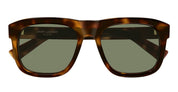 Ottica Mondello Roma - Saint Laurent - SL 558-011 - SL 558-011 - HAVANA - Acetate - shape Squared - Havana - EYEWEAR - SUNGLASSES - Unisex,Uomo,Donna,Women,Men - lens Green - Made In Italy