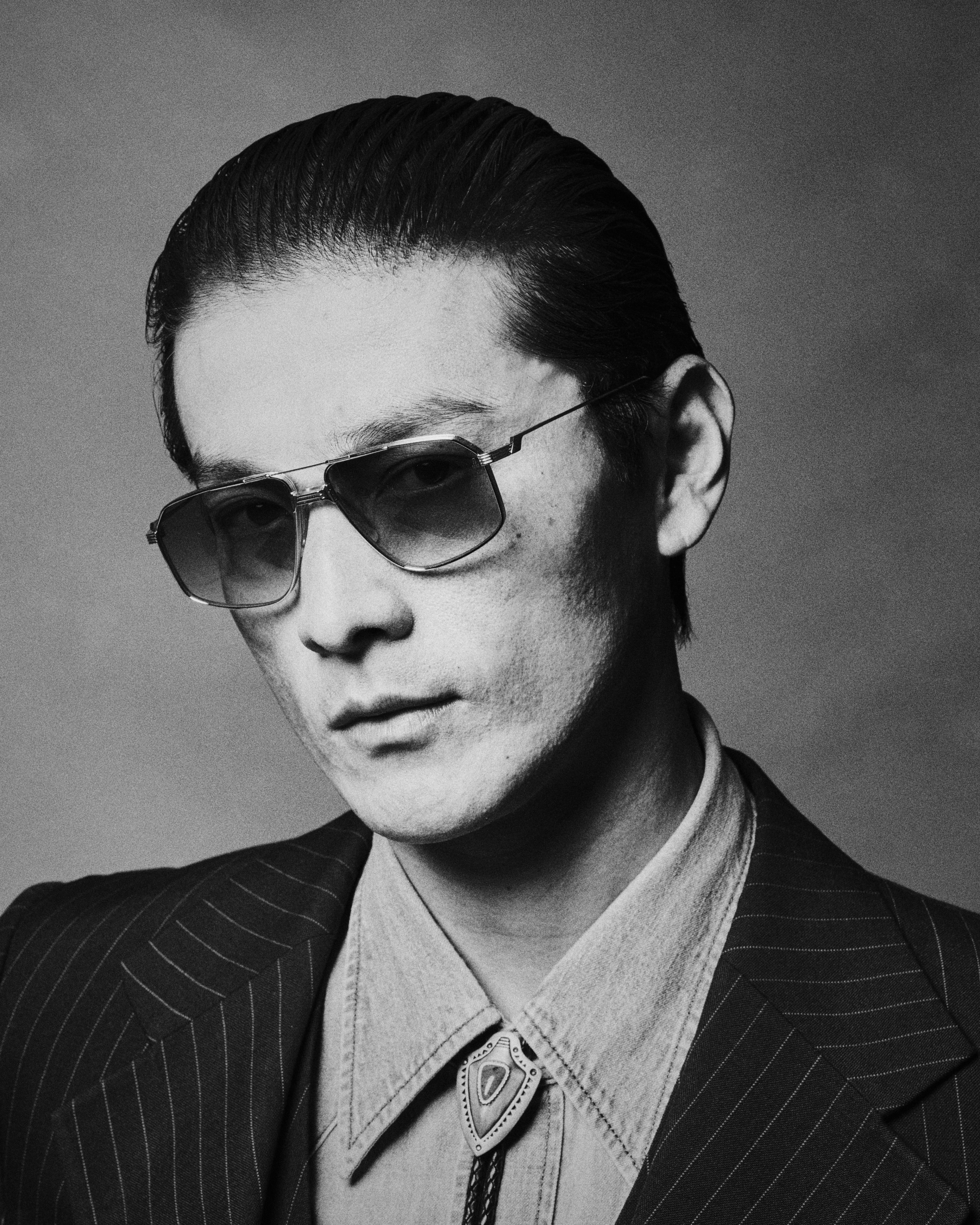 Ottica Mondello Roma - Jacques Marie Mage - JMMJG-19H - JAGGER - CIEL - Titanium - shape Aviator - Gold - EYEWEAR - SUNGLASSES - Unisex,Uomo,Donna,Women,Men - lens Blue - Made In Japan