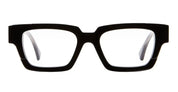 Ottica Mondello Roma - Kuboraum - KROI01BS000000OP - MASK I01 BS - BLACK SHINE RX - Acetate - shape Rectangular - Black - EYEWEAR - EYEGLASSES - Unisex,Uomo,Donna,Women,Men - lens Clear - Made In Italy