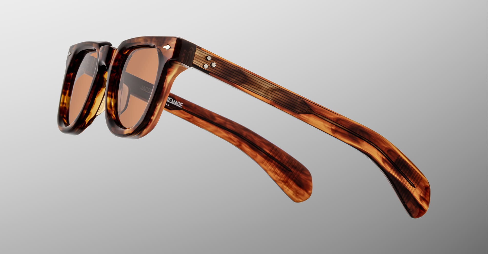 Ottica Mondello Roma - Jacques Marie Mage - JMMVE-18P - VENDOME - BOURBON - Acetate - shape  - Havana - EYEWEAR - SUNGLASSES - Uomo,Men - lens  - Made In Japan