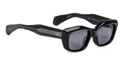 Ottica Mondello Roma - Jacques Marie Mage - JMMCO-58 - CORNICHE - RAVEN - Acetate - shape Rectangular - Black - EYEWEAR - SUNGLASSES - Unisex,Uomo,Donna,Women,Men - lens Grey - Made In Japan