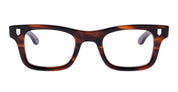 Ottica Mondello Roma - Julius Tart - JTPL-139M - BULLET - DEMI AMBER RX - Acetate - shape Rectangular - Havana - EYEWEAR - EYEGLASSES - Unisex,Uomo,Donna,Women,Men - lens Clear - Made In Japan
