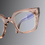 Ottica Mondello Roma - Cutler and Gross - CGOP-1411-48-06 - 1411 - DUSK RX - Acetate - shape Cat-eye - pink - EYEWEAR - EYEGLASSES - Donna,Women - lens Clear - Made In Italy