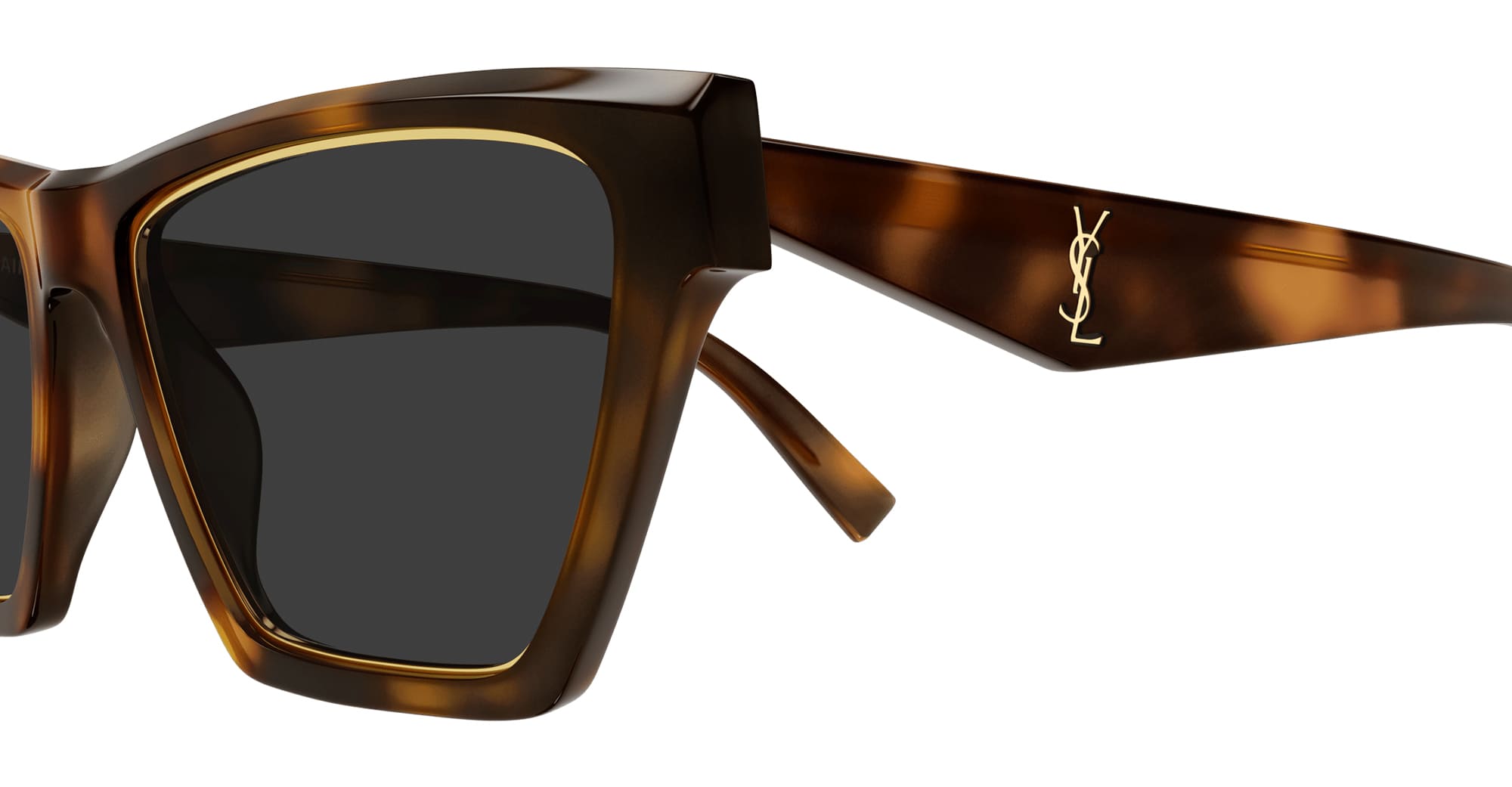 Ottica Mondello Roma - Saint Laurent - SL M103 RIM-001 - SL M103 RIM-001 - HAVANA - Acetate - shape Cat-eye - Havana - EYEWEAR - SUNGLASSES - Donna,Women - lens Grey - Made In Italy