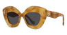 Ottica Mondello Roma - Loewe - LW40127I4853A - RETRO SCREEN - BLONDE HAVANA - Acetate - shape Cat-eye - Havana - EYEWEAR - SUNGLASSES - Donna,Women - lens Grey - Made In Italy