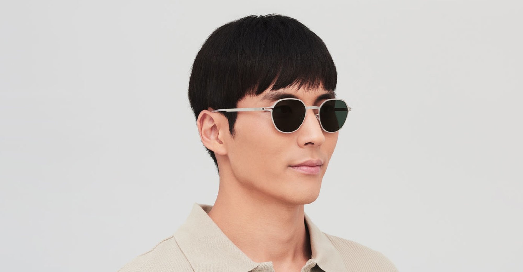 Ottica Mondello Roma - Mykita - 10091562 - ML18 - Matte silver /  Leica Green 85 Lens - stainless steel - shape  - Silver - EYEWEAR - SUNGLASSES - Unisex,Uomo,Donna,Women,Men - lens  - Made In Germany