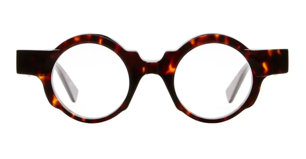 Ottica Mondello Roma - Kuboraum - KROK32TR000000OP - MASK K32 TR - TORTOISE RX - Acetate - shape Round - Tortoise - EYEWEAR - EYEGLASSES - Unisex,Uomo,Donna,Women,Men - lens Clear - Made In Italy