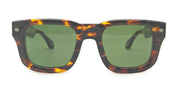Ottica Mondello Roma - Daizo - A-S001e-T1-PG01 - PETE - TORTOISE / GREEN LENS - Acetate - shape  - Havana - EYEWEAR - SUNGLASSES - Unisex,Uomo,Donna,Women,Men - lens  - Made In Japan