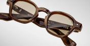 Ottica Mondello Roma - Jacques Marie Mage - JMMZP-10Y6 - DECADE COLLECTION: ZEPHIRIN - BARK HORN - Acetate - shape Squared - brown - EYEWEAR - SUNGLASSES - Uomo,Men - lens Brown - Made In Japan