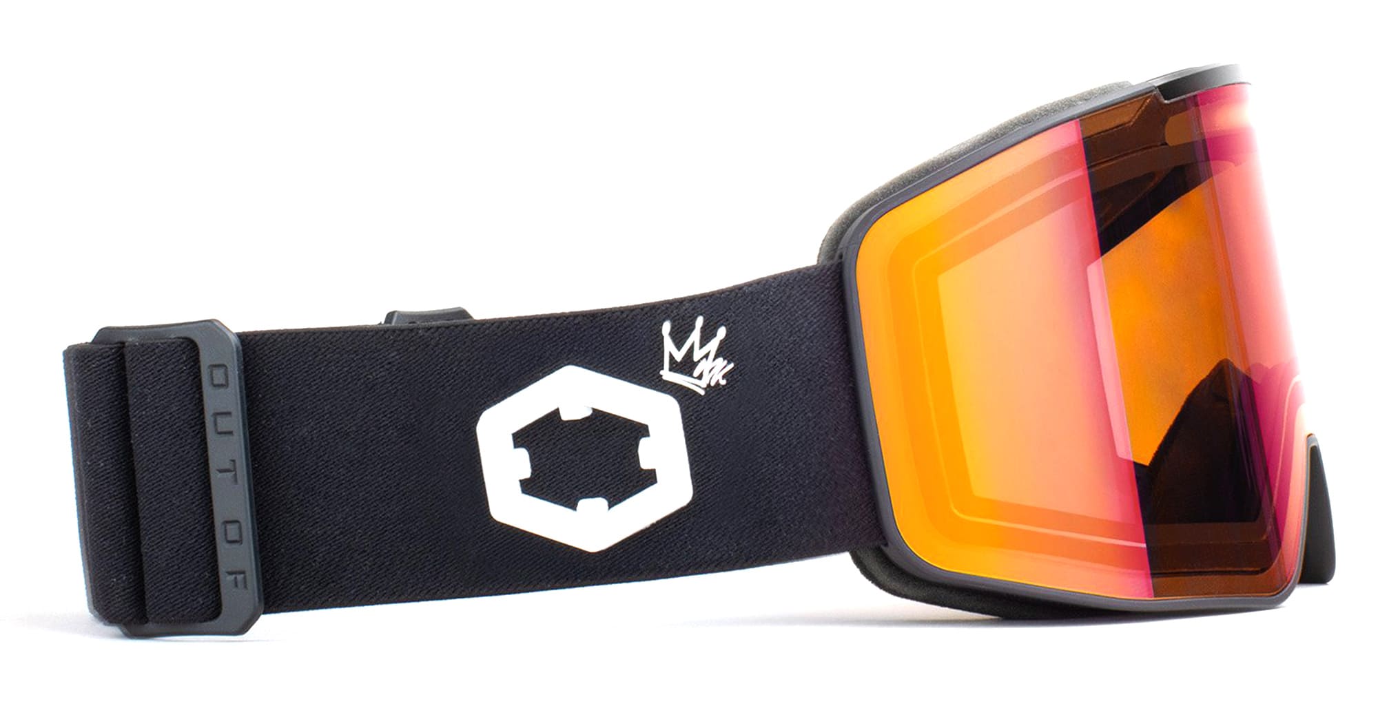 Ottica Mondello Roma - Out Of - XG149888 - ELECTRA 3 - MK3 CROWN BLACK / IRID RED - Acetate - shape  - black, white - EYEWEAR - GOGGLES - Unisex,Uomo,Donna,Women,Men - lens  - Made In Italy