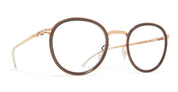 Ottica Mondello Roma - Mykita - 10300443 - KIANA - A83 CHAMPAGNE GOLD / CLEAR ASH RX - Acetate, metal - shape  - Gold - EYEWEAR - EYEGLASSES - Unisex,Uomo,Donna,Women,Men - lens  - Made In Germany