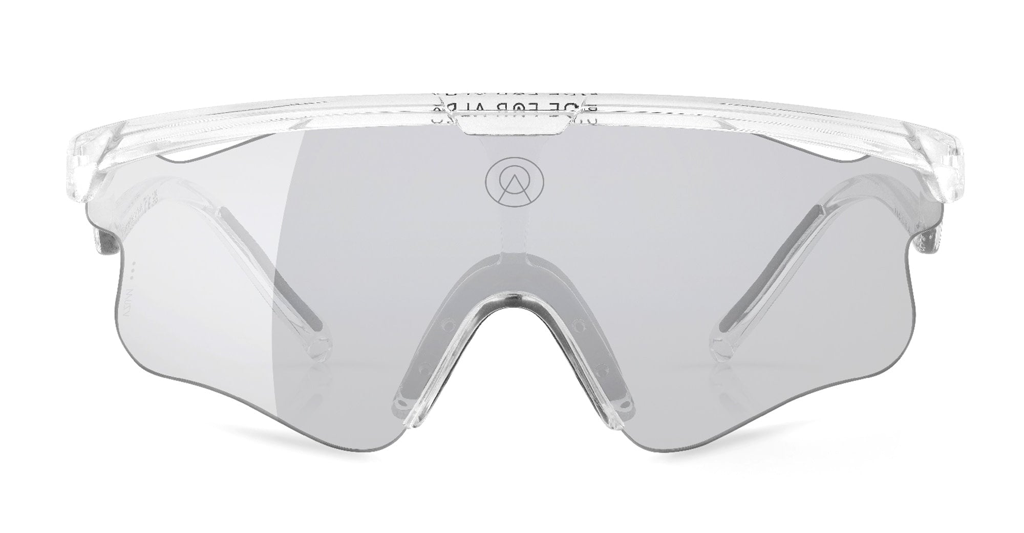  VZUM SUPER ALU - Tr90 - shape Mask - transparent - EYEWEAR - SUNGLASSES - Unisex,Uomo,Donna,Women,Men - lens Grey - Made In Italy