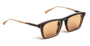 Ottica Mondello Roma - Movitra - LT02E BROWN S - LT02E Brown / Light Brown Lens - Acetate, metal - shape Rectangular - brown - EYEWEAR - SUNGLASSES - Uomo,Men - lens light brown - Made In Italy