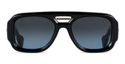 Ottica Mondello Roma - T HENRI - BOAW - BORA - TWILIGHT - Acetate - shape Aviator - Black - EYEWEAR - SUNGLASSES - Unisex,Uomo,Donna,Women,Men - lens Gradient blue - Made In Japan