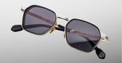 Ottica Mondello Roma - Jacques Marie Mage - JMMKE-41 - BECKETT - SILVER - titanium, acetate - shape Rectangular - Silver - EYEWEAR - SUNGLASSES - Unisex,Uomo,Donna,Women,Men - lens Grey - Made In Japan