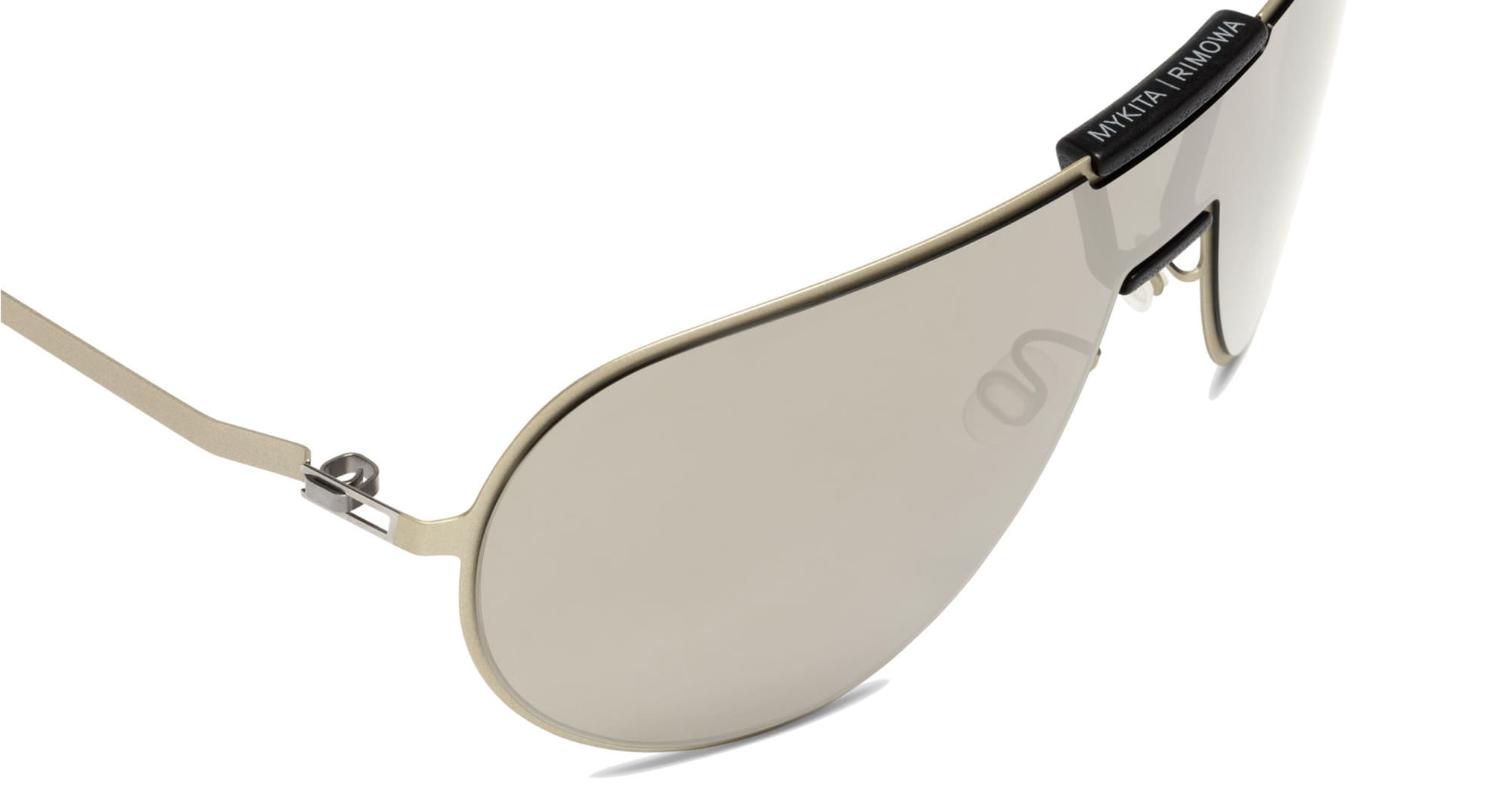 Ottica Mondello Roma - Mykita - 10087683 - MR005 MH74 - Titan / Black / Electrum Mirror Lens - stainless steel - shape  - titanium, black - EYEWEAR - SUNGLASSES - Unisex,Uomo,Donna,Women,Men - lens  - Made In Germany