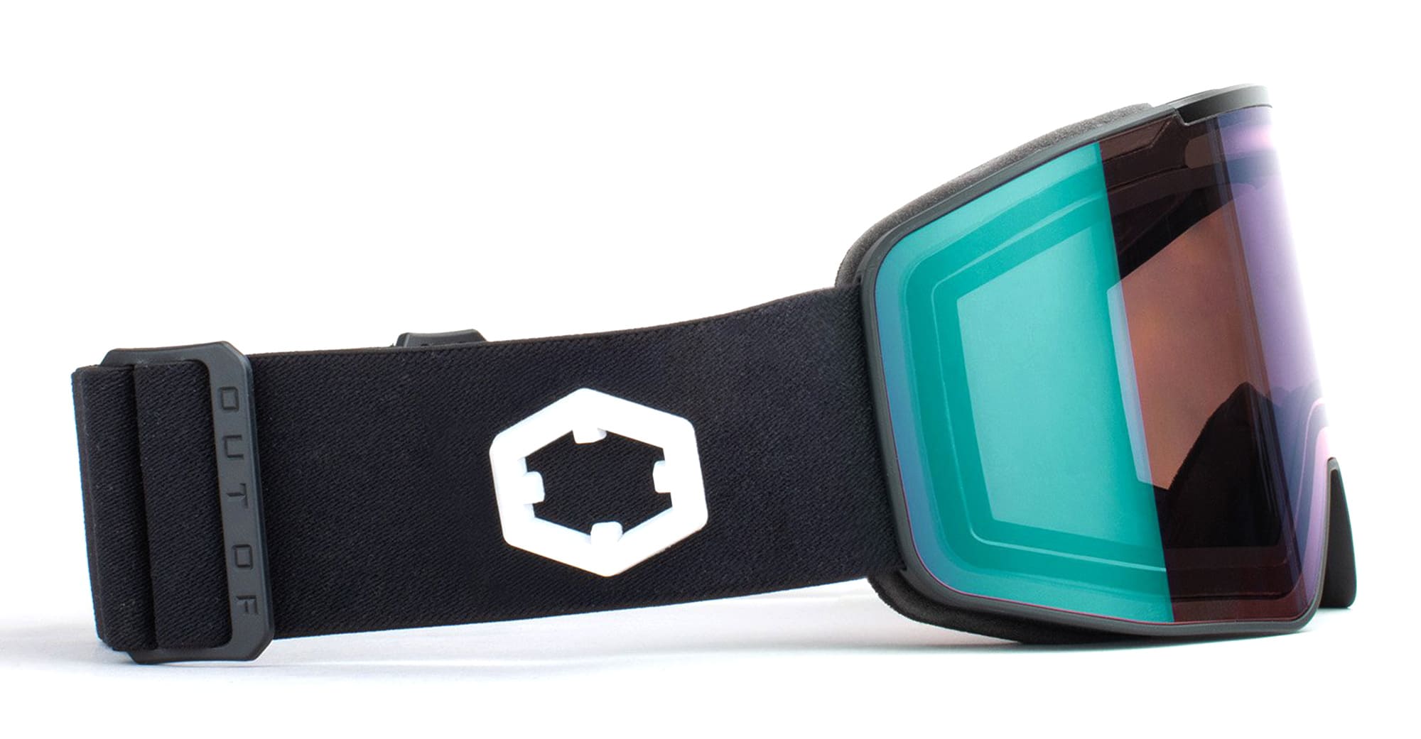 Ottica Mondello Roma - Out Of - XG14A287 - ELECTRA 3 - BLACK / NEW IRID GREEN - nylon - shape Mask - Black - EYEWEAR - GOGGLES - Unisex,Uomo,Donna,Women,Men - lens Green - Made In Italy