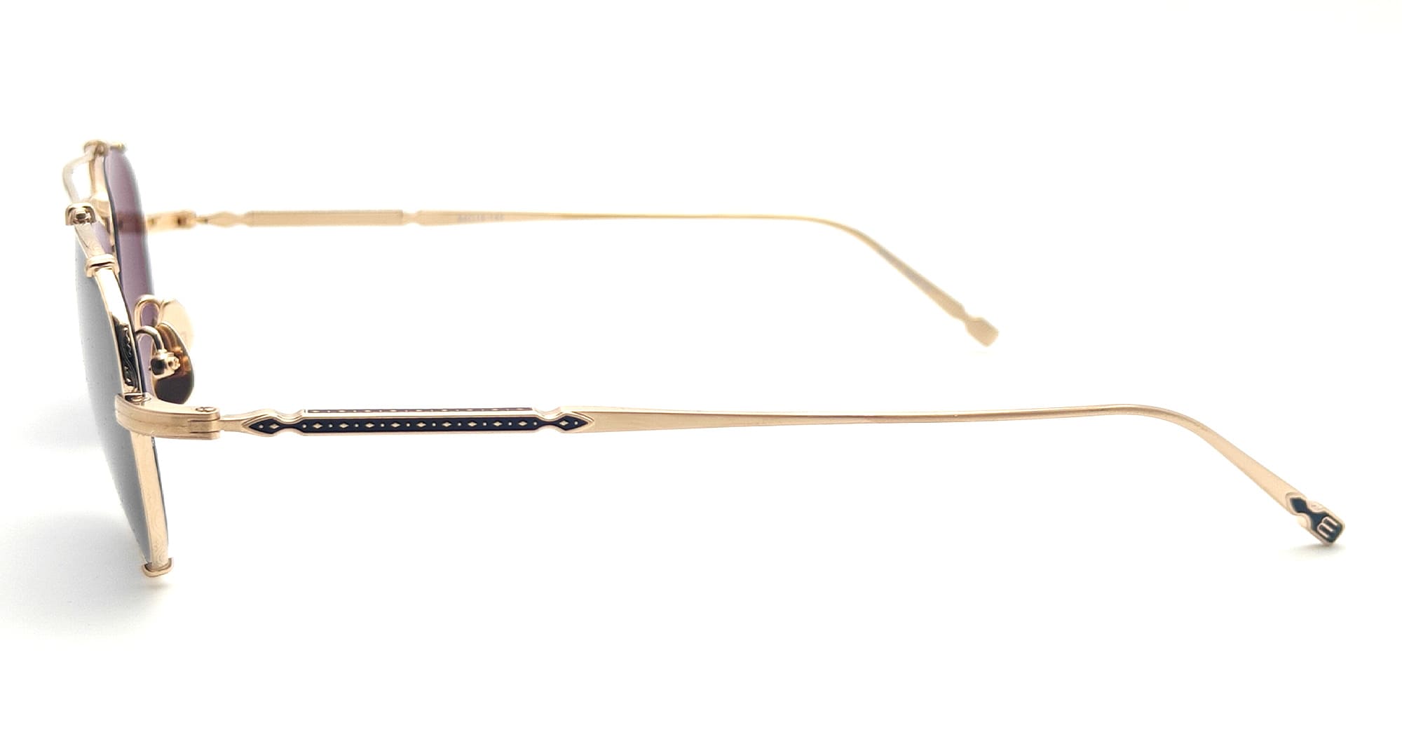 Ottica Mondello Roma - Matsuda - M3151.SG.BG.54 - M3151 - BRUSHED GOLD / GREY - Titanium - shape Navigator - brushed gold - EYEWEAR - SUNGLASSES - Unisex,Uomo,Donna,Women,Men - lens Grey - Made In Japan