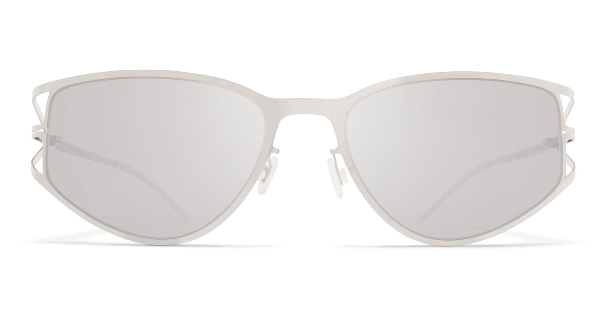 Ottica Mondello Roma - Mykita - 10088831 - SIERRA - SHINY SILVER / WARMGREY FLASH - stainless steel - shape Oval - Silver - EYEWEAR - SUNGLASSES - Uomo,Men - lens silver - Made In Germany