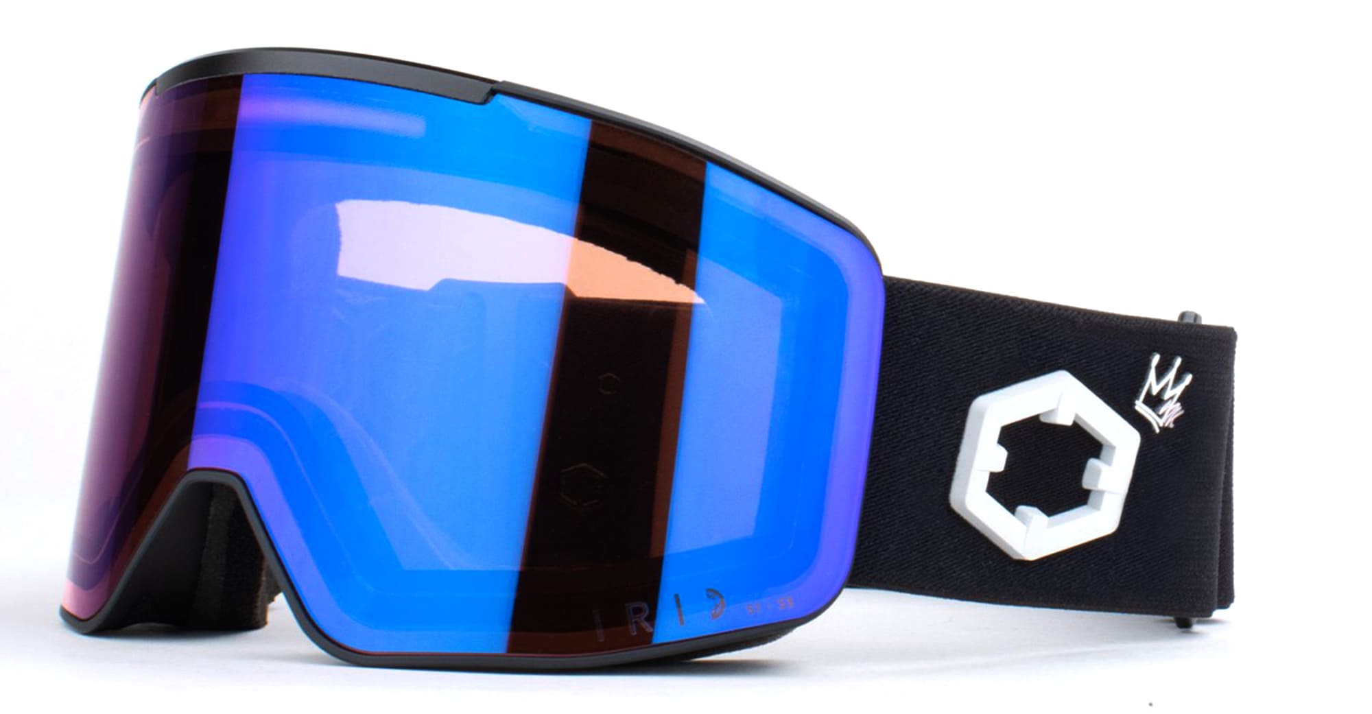 Ottica Mondello Roma - Out Of - XG149886 - ELECTRA 3 - MK3 CROWN BLACK / IRID BLUE - Acetate - shape  - black, white - EYEWEAR - GOGGLES - Unisex,Uomo,Donna,Women,Men - lens  - Made In Italy