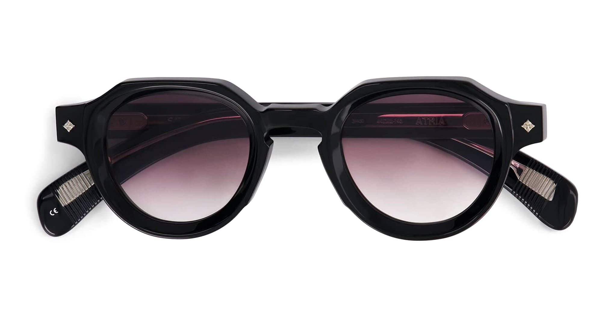 Ottica Mondello Roma - Sato - ATRIA-N-1 - ATRIA - NOIR - Acetate - shape  -  - EYEWEAR - SUNGLASSES - Uomo,Men - lens  - Made In Japan