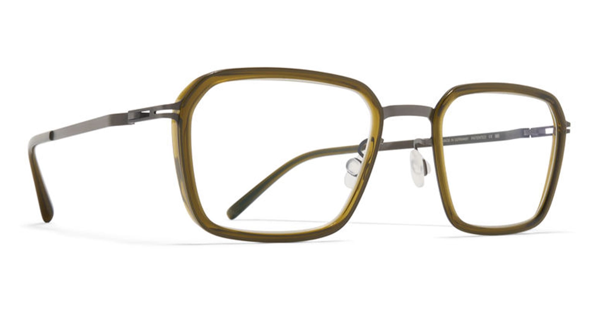 PERIDOT RX - stainless steel - shape Rectangular - grey - EYEWEAR - EYEGLASSES - Unisex,Uomo,Donna,Women,Men - lens Clear - Made In Germany