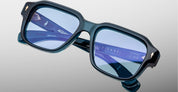Ottica Mondello Roma - Jacques Marie Mage - JMMVQ-9F - VIVIENNE - INDIGO - Acetate - shape  - blue - EYEWEAR - SUNGLASSES - Unisex,Uomo,Donna,Women,Men - lens  - Made In Japan