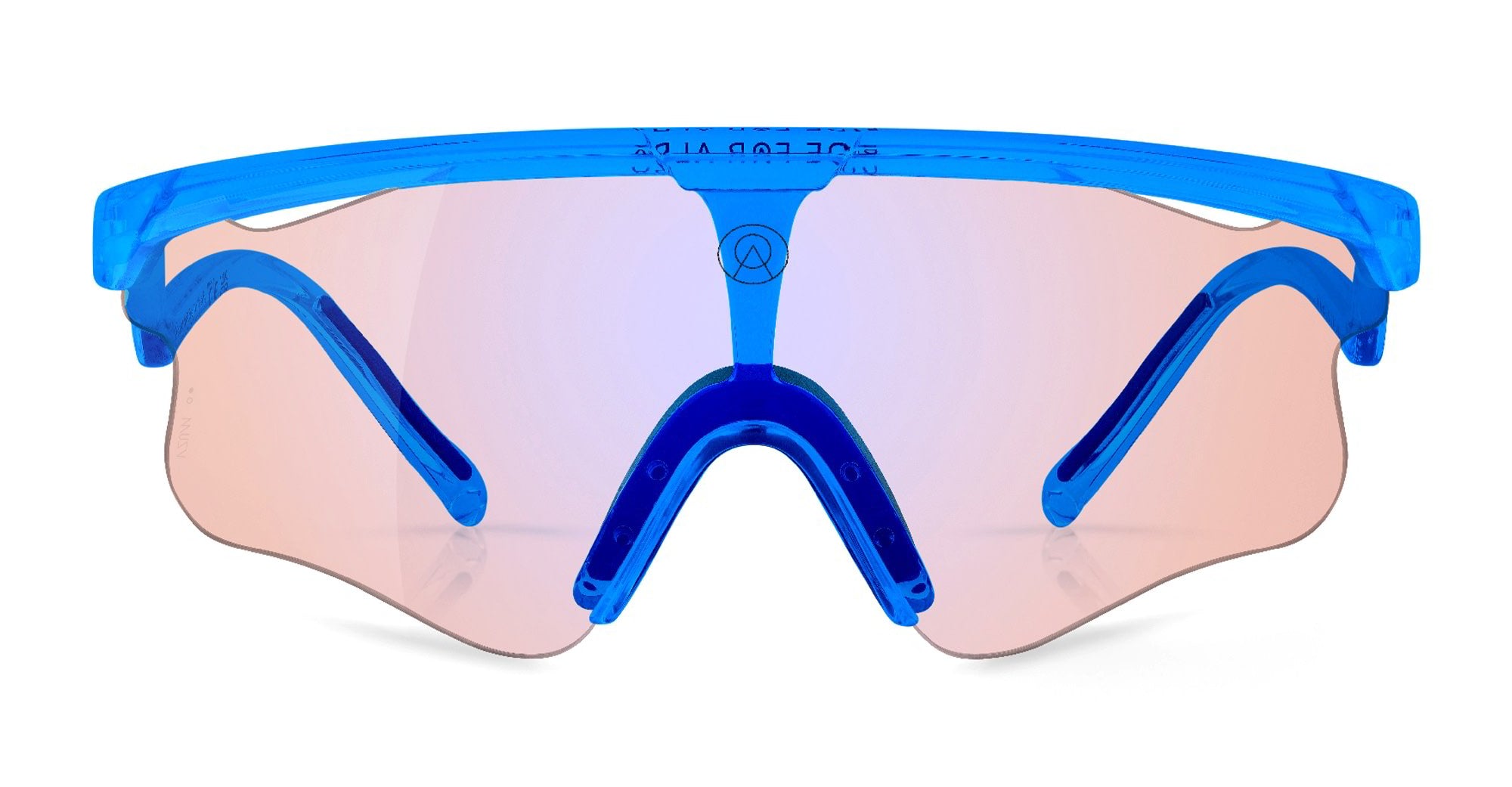 Ottica Mondello Roma - Alba Optics - 8050054517582 - DELTA LEI - BLUE GLOSSY / VZUM F-LENS FLM - Tr90 - shape Mask - blue - EYEWEAR - SUNGLASSES - Unisex,Uomo,Donna,Women,Men - lens purple - Made In Italy