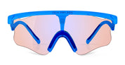 Ottica Mondello Roma - Alba Optics - 8050054517582 - DELTA LEI - BLUE GLOSSY / VZUM F-LENS FLM - Tr90 - shape Mask - blue - EYEWEAR - SUNGLASSES - Unisex,Uomo,Donna,Women,Men - lens purple - Made In Italy