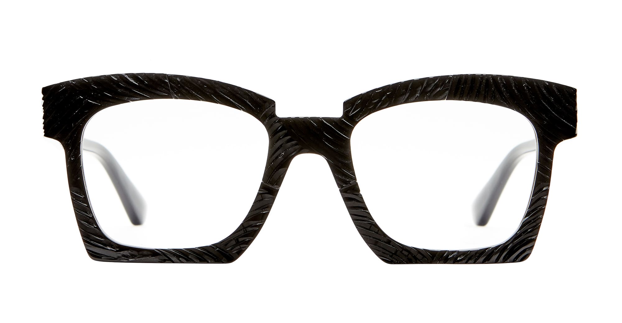 Ottica Mondello Roma - Kuboraum - KRO0K5BSP00000OP - MASK K5 - BSP TITLTED ARC RX  - Acetate - shape  - Black - EYEWEAR - EYEGLASSES - Uomo,Men - lens Clear - Made In Italy