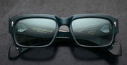 Ottica Mondello Roma - Jacques Marie Mage - JMMDK-9F - LAST FRONTIER VI - DAKOTA - INDIGO - Acetate - shape Rectangular - blue - EYEWEAR - SUNGLASSES - Uomo,Men - lens Blue - Made In Japan