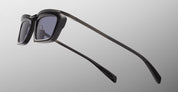 Ottica Mondello Roma - Jacques Marie Mage - JMMGAS-K22 - GASPARD - VANTA - Acetate, titanium - shape Rectangular - Black - EYEWEAR - SUNGLASSES - Unisex,Uomo,Donna,Women,Men - lens Black - Made In Japan
