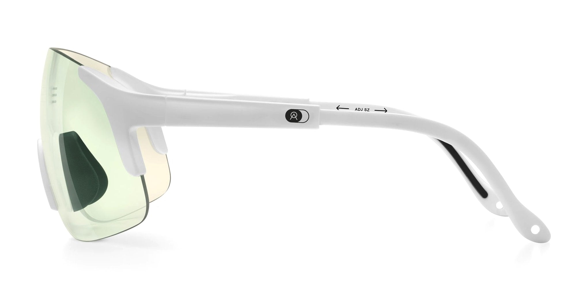 Ottica Mondello Roma - Alba Optics - 8050054516493 - JUMBO - WHITE / VZUM F-LENS BTL - Tr90 - shape Mask - White - EYEWEAR - SUNGLASSES - Unisex,Uomo,Donna,Women,Men - lens blue green - Made In Italy