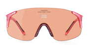 Ottica Mondello Roma - Alba Optics - 8050054518138 - JUMBO - CHERRY GLOSSY / VZUM SALMON - Tr90 - shape Mask - fuchsia - EYEWEAR - SUNGLASSES - Unisex,Uomo,Donna,Women,Men - lens Pink - Made In Italy