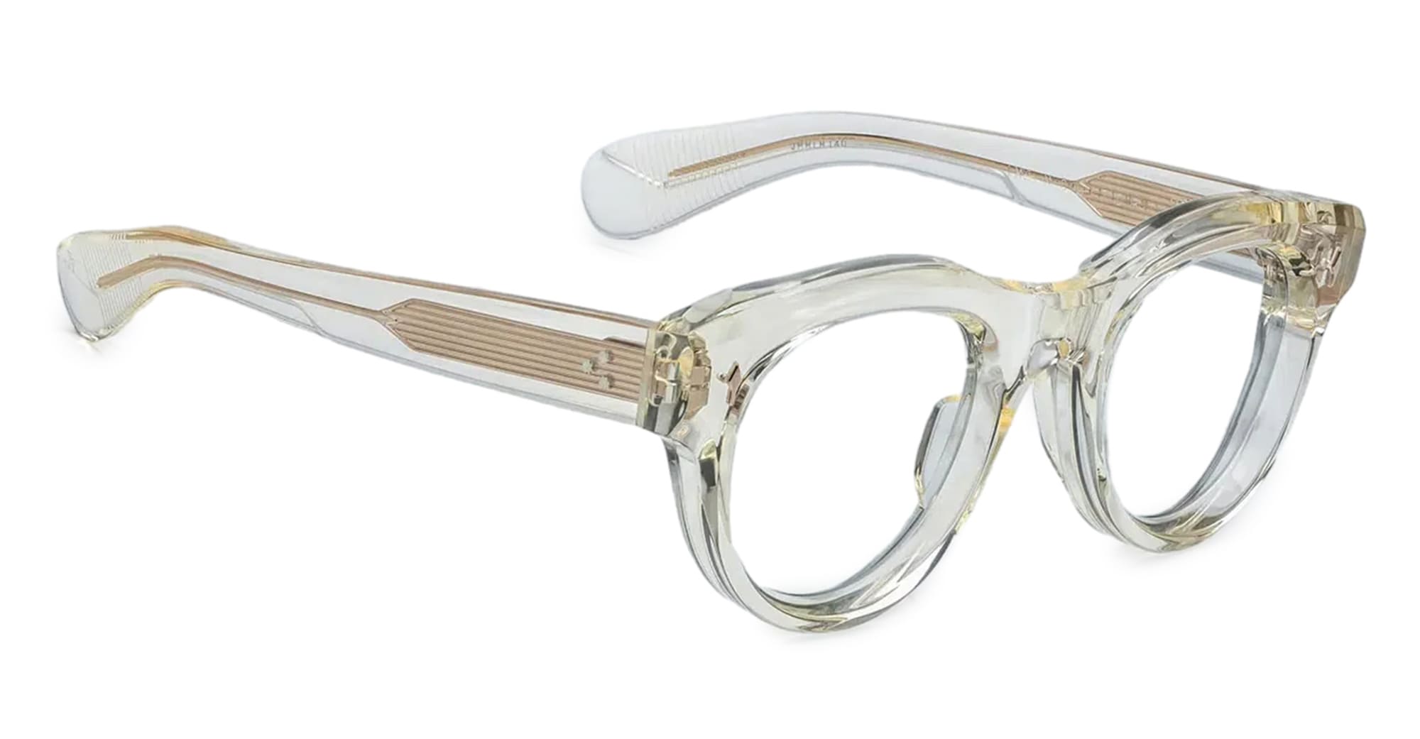 Ottica Mondello Roma - Jacques Marie Mage - JMMLMRX-14Q - MOLITOR - BRUT RX - Acetate - shape Round - transparent beige - EYEWEAR - EYEGLASSES - Unisex,Uomo,Donna,Women,Men - lens Clear - Made In Japan